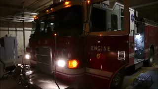 Baltimore City FD Engine 6 responds to an EMS call