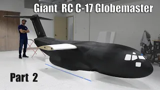 BUILDING A GIANT 6 meters RC C-17 Globemaster/ Part 2