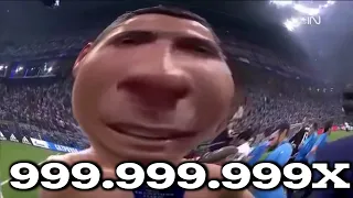 Christiano Ronaldo Siuuuu 999x speed meme