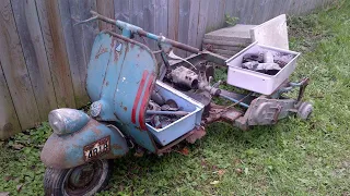 Barnfind Scooters : Piaggio Ape 150b Restoration Part 1 : Disassembly