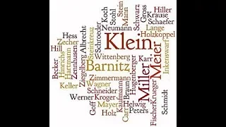 Немецкие фамилии и их значение