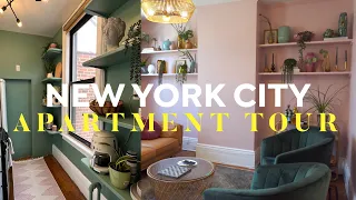 MY NYC APARTMENT TOUR | art-deco-meets-grand-millennial interior design
