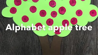 Alphabet Apple Tree| Play and Learn Alphabet | Learning alphabet activity