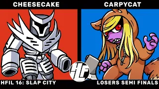 HFIL 16 Slap City:  CarpyCat (Jenny Fox) vs Cheesecake (Cruiser Terton) Losers Semi-Final