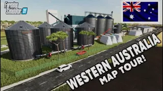 “WESTERN AUSTRALIA”  | FS22 MAP TOUR! NEW MOD MAP | Farming Simulator 22 (Review) PS5.