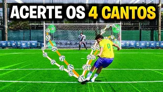 ACERTE OS 4 CANTOS DO GOL PROFISSIONAL!! (MUITA PRECISÃO)