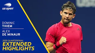 Dominic Thiem vs Alex de Minaur Extended Highlights | 2020 US Open Quarterfinal