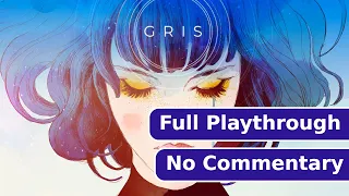 GRIS Gameplay - Full Walkthrough, Full Game (All Memento's) - No Commentary