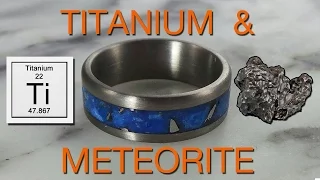 Making a Titanium and Meteorite Ring