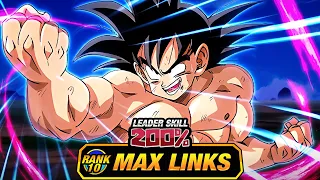 WTF IS THIS?????? LEVEL 10 LINKS 100% DOKKANFEST 23RD WT GOKU! (DBZ: Dokkan Battle)