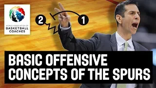 San Antonio Spurs' Basic Offensive Concepts - James Borrego - Basketball Fundamentals