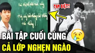 Thầy giáo giao BÀI TẬP VỀ NHÀ cuối cùng trước khi chia tay khiến CẢ LỚP đều NGHẸN NGÀO | TÁM TV