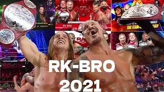 WWE Tag Team RK-BRO Randy Orton & Riddle 2021 Matches Highlights Compilation