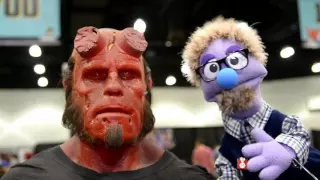 That time Ron Perlman talked to a puppet about Hellboy 3 at Comikaze 2015?