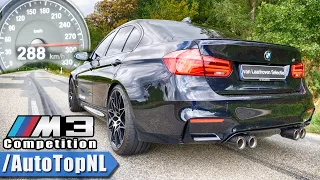 BMW M3 F80 Competition ACCELERATION & TOP SPEED 0-288km/h DRAGY GPS by AutoTopNL