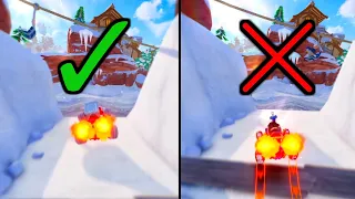 How Blizzard Bluff Fence Jump ACTUALLY Works in Crash Team Racing... (CTR Nitro Fueled Tips #34)
