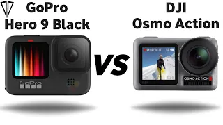 GoPro Hero 9 Black Vs DJI Osmo Action - Comparison