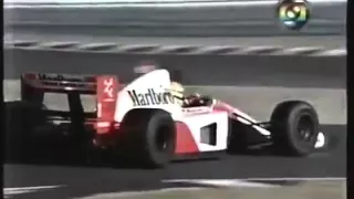 Ayrton Senna, tricampeão mundial de F1.