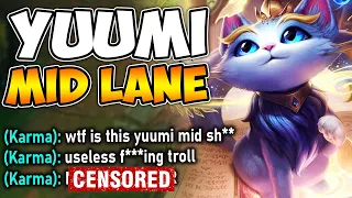 We played Yuumi mid, and it's TERRIFYING (OUR TEAM FLAMED US LOL)