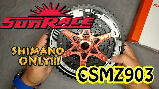 SunRace CSMZ903 11-51t 12 speed Cassette Table Unboxing and Review