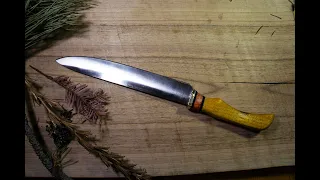Отличный кухонный нож своими руками за час