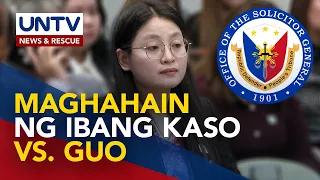 OSG, maghahain ng ibang kaso vs. suspended Mayor Alice Guo