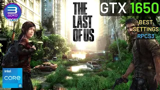 GTX 1650 - The Last of Us (RPCS3 | Intel i5 11400F)