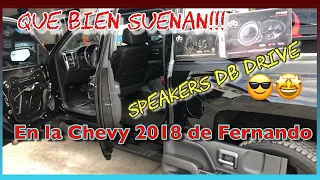 2018 Silverado door speakers upgrade