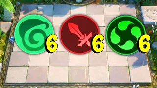 666 Synergy Combo | 6 NATURE SPIRIT, 6 WEAPON MASTER and 6 ELEMENTALIST | Magic Chess