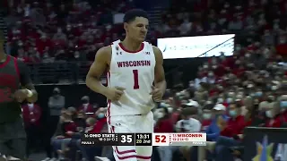 Wisconsin Basketball || Top Plays vs Ohio State 01.13.22