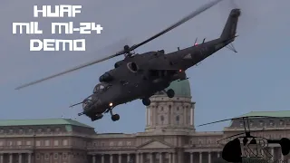 August 20th airshow Mil Mi-24 demo at Budapest