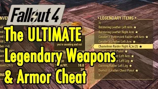 The Ultimate Legendary Weapon & Armor Cheat for Fallout 4 - xBeau Gaming