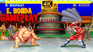 E. HONDA ➤ Street Fighter II' Champion Edition ➤ (Hardest) ➤ 4K 60 FPS