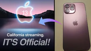 IT’S OFFICIAL iPhone 13 Event - INVITATION Breakdown | Apple September 14th Event!