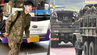 Twenty Minutes Ago, Jungkook Had This Incident While Driving A Military Car