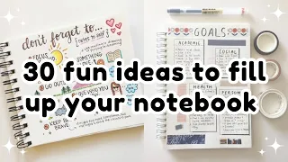 Empty notebook ideas🤍