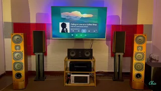 FOCAL-JMLAB CHORUS 725 FLOOR STANDING SPEAKERS  DEMO - 4K Record by iPhone 12 Pro Max.