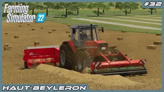 Baling small straw bales with Lely AP730 | Haut-Beyleron | Farming Simulator 22 | Ep.32