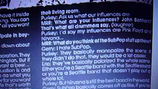 Subvert MRR Interview 1990 - Purkey : Nirvana is still the best band in the world!