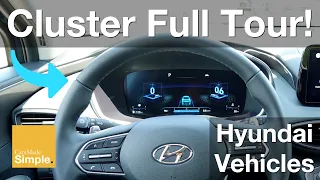 2020+ Hyundai 12.3" Digital Gauge Cluster | Full Tour!