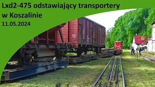 (11.05.24) Lxd2-475 odstawiający transportery w Koszalinie