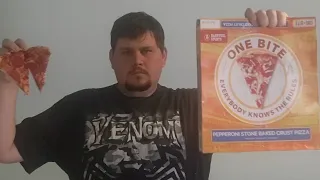 Barstool Sports One Bite Everybody Knows The Rules Pepperoni Stone Baked Crust Pizza Review