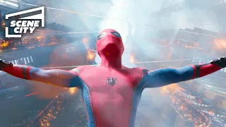 Homem-Aranha - De Volta ao Lar: Cena da luta na Balsa (Cena com Tom Holland, Michael Keaton)