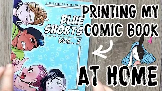 Print Your Comic AT HOME::How to print a comic book