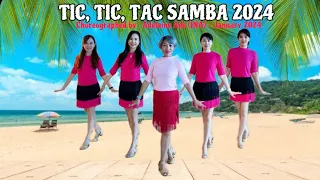 Tic, Tic, Tac Samba 2024 - Line Dance - Choreographed by Adelaine Ade (INA) - January 2024