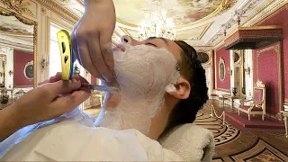 The “Royal Shave” at England’s Fanciest Barbershop