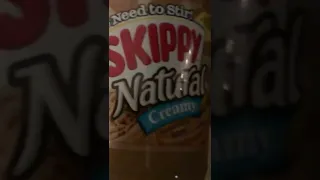Skippy natural creamy peanut butter