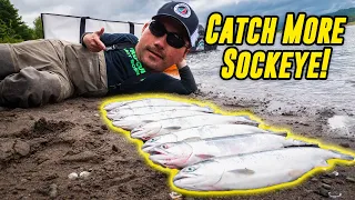 How To CATCH Columbia River SOCKEYE Salmon (BANK FISHING!)