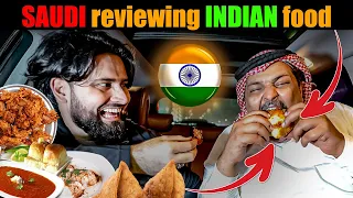 Saudi trying Indian food.😱 SHOCKING!!!! i did not expect this from an Arab…..