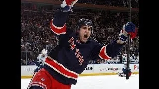 Kreider Hat Trick on Times Square Stock Ticker